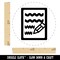 Writing Symbol Self-Inking Rubber Stamp for Stamping Crafting Planners